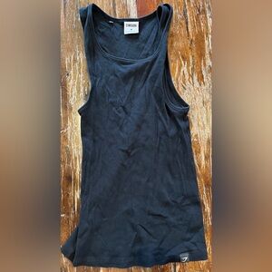 Gymshark Black Ribbed Tank Top